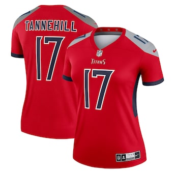 womens nike ryan tannehill red tennessee titans inverted leg